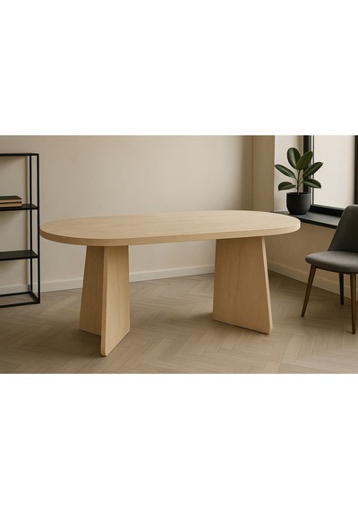 Kanatlı 180x90x75 Kalın Kenar 36mm Yemek Masası Mutfak Masası Çok Amaçlı Masa Sadece Masa Traverten