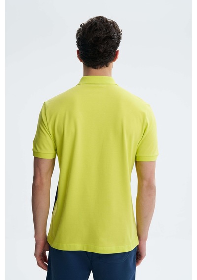 AR-MA Arma Erkek Regular Fit Likralı Pike Polo Yaka Tişört Y27374308501 Yeşil
