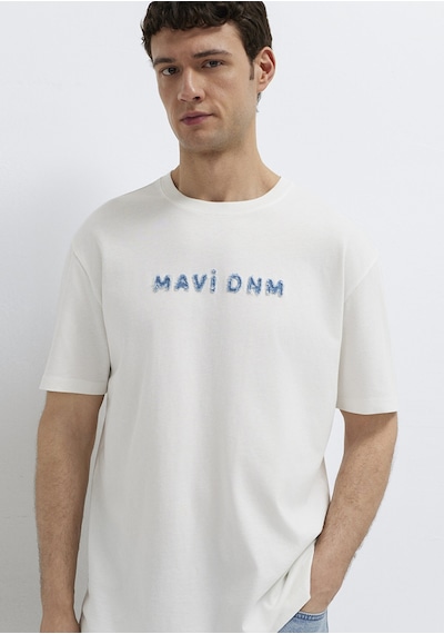 Mavi - Mavi Dnm Ekru Tişört 0613604-70057