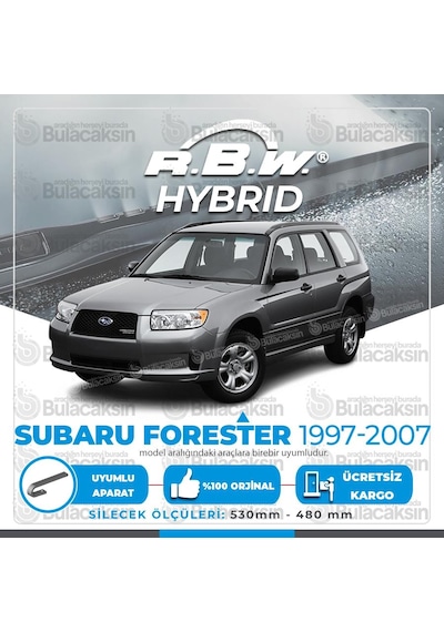 Subaru Forester Ön Silecek Takımı (1997-2007) RBW Hibrit