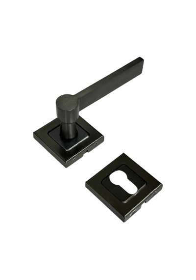 Sese Argun Yale Kare Antrasit Rozetli Kapı Kolu 200-258r-03-54