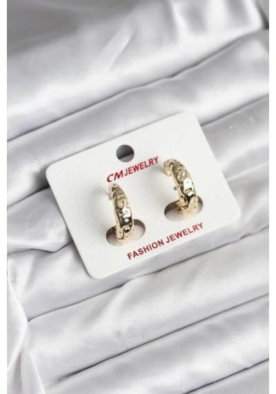 Mey İthalat 14k Gold Renk Kaplama Cm Kadın Küpe Çok Renkli 54109768