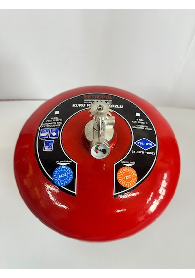 Yangın Tekne Sertifikalı 6kg Abc Tozlu Tayfun Yangın Söndürme Tüpü 4yıl Garantili