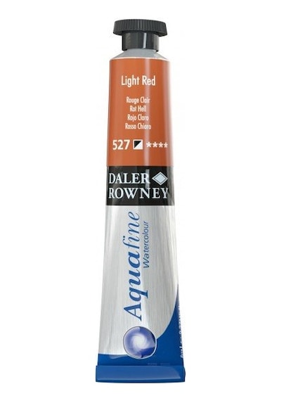 Daler Rowney Aquafine Tüp Sulu Boya 8ml - 527 Light Red