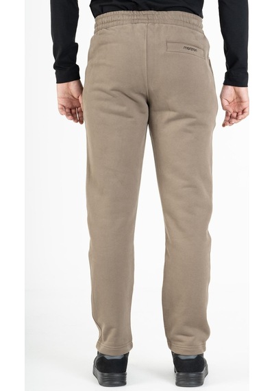 Maraton Sportswear Regular Erkek Düz Paça Basic Kakao Eşofman Altı 17935 Kahverengi