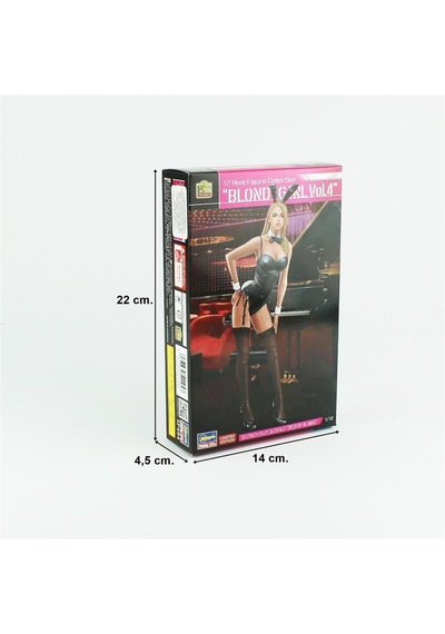 Hasegawa Sp494 52294 1/12 Ölçek, Real Figure Collection 08 Blond Girl Vol.4, Plastik Model Kiti-57159