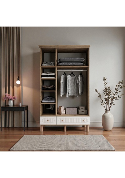 Comiet Sally 3 Kapaklı Aynalı Çekmeceli Mdf Gardırop Aytaşı Comiet Sally 3 Kapaklı Aynalı Çekmeceli Mdf Gardırop Aytaşı