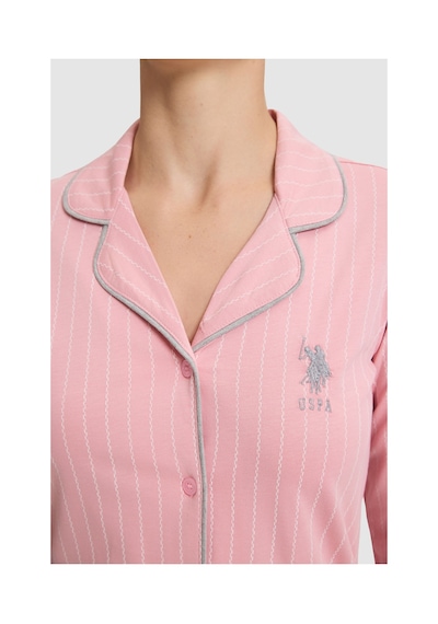 U.S. Polo Assn. Kadın Açık Pembe Pijama Takımı 50333630-vr078 Acık Pembe U.S. Polo Assn. Kadın Açık Pembe Pijama Takımı 50333630-vr078 Acık Pembe