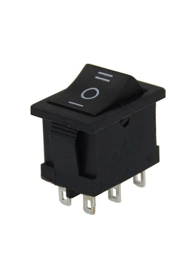 Powermaster Mini Işıksız Anahtar 6p On-off-on 6p Ic-123-6