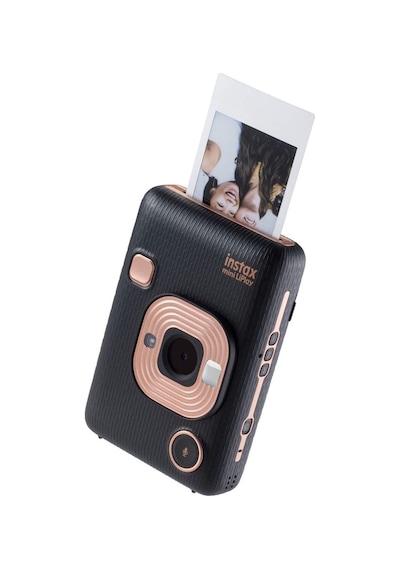 Fujifilm Instax Mini Liplay Hybrid Elegant Black Fotoğraf Makinesi + Çantalı Seti 3 Siyah