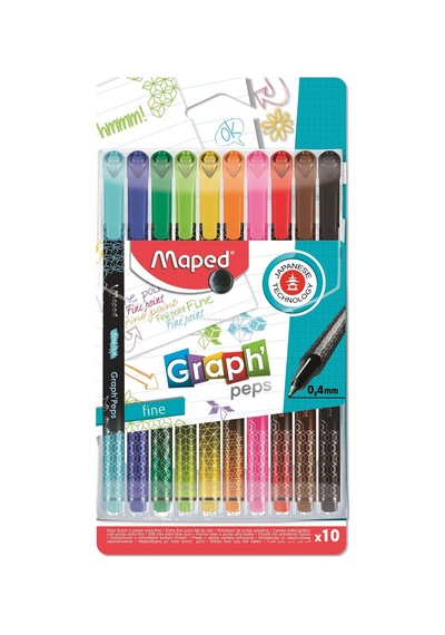 Maped Offis Ve Kırtasiye 749050 Desenli Fineliner Keçeli Kalem