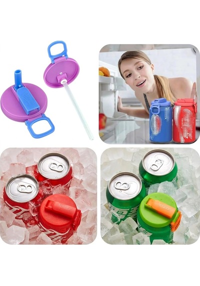 Sunup Sn-29911 Kutulu İçecekler İçin Pipetli İçecek Kapağı