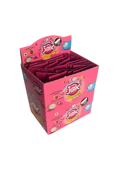 Jox Minies Çilek Aromalı Ekşi Şekerleme 10 Gr 24 Adet