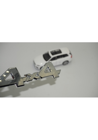 4X4 Arazi Suv Pickup Bagaj Krom Metal 3M 3D Yazı Logo Amblem (550753579)