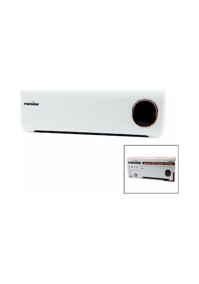 Marsstar Ms-210 Ms-400 2000 W Uzaktan Kumandalı Duvar Tipi Fanlı Isıtıcı