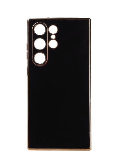 Galaxy İle Uyumlu S23 Ultra Kılıf Bark Kapak Siyah