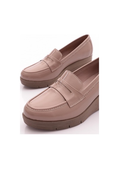 Dgn 1042 Kadin Loafer Ayakkabi Ten Rugan