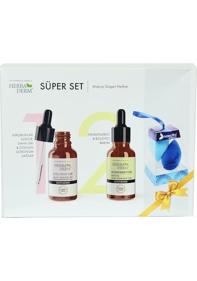 Herbaderm Hyaluronic 3D Super Serum 30 ML + Biohydration Super Serum 30 ML