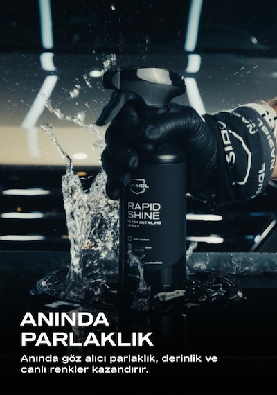 Rapidshine Araç Detay Spreyi Hızlı Cila Etkisi Derin Renk Showroom Parlaklığı 6 Ay Dayanım 500 ML