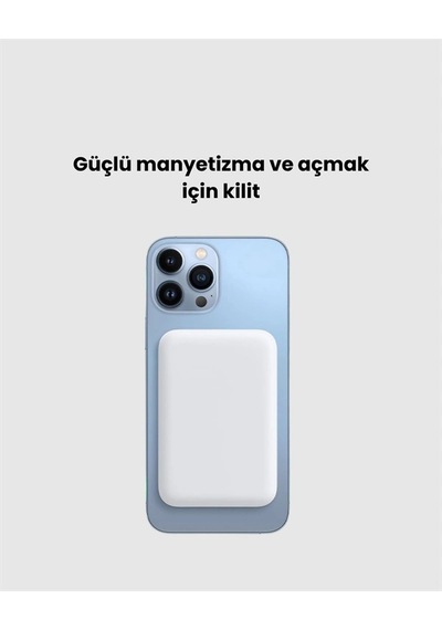 Ultra Kompakt Ve Güçlü Magsafe Powerbank 10000 Mah İle Kablosuz Şarj Deneyimi renkli