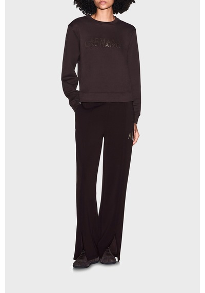 Armani Exchange Regular Fit Yüksel Bel Geniş Paça Pantolon Kadın Pantolon Xw002759 Af24068 U6032 Kahve Armani Exchange Regular Fit Yüksel Bel Geniş Paça Pantolon Kadın Pantolon Xw002759 Af24068 U6032 Kahve