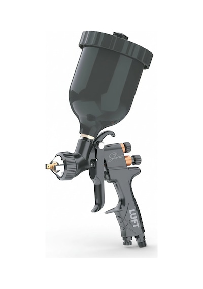 Ab34 Black Shine Üstten Depolu Profesyonel Boya Tabancası - 1.3 Mm - 600 Ml