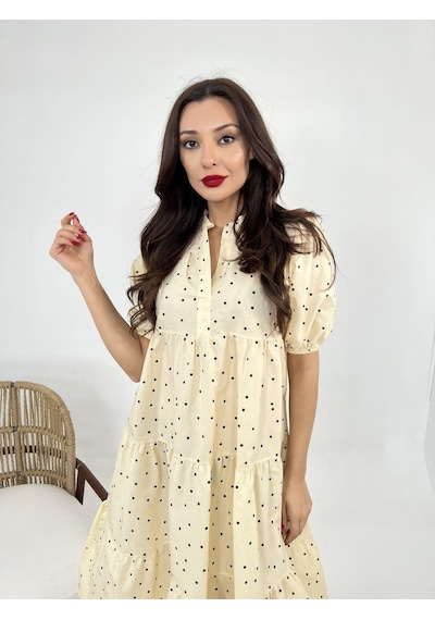 Dogutrend 5522 Elbise-bologna Altın