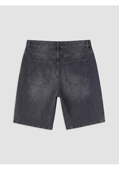 Lcw Jeans Antrasit Loose Fit Erkek Jean Şort