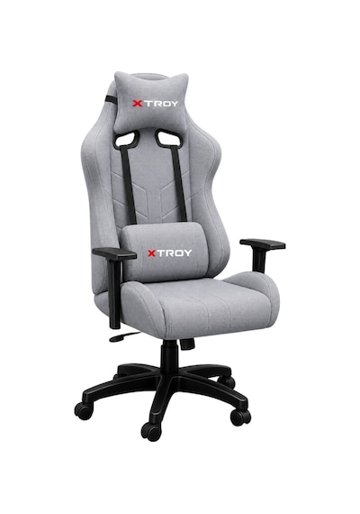 XTroy Rock Model Kumaş Oyuncu Koltuğu Gri