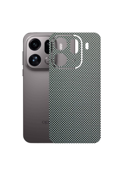 Kapps Oppo Find X9 Pro İle Uyumlu Fiber Serisi Premium Arka Kapak Kaplama Kenarlar Yoktur 38748394