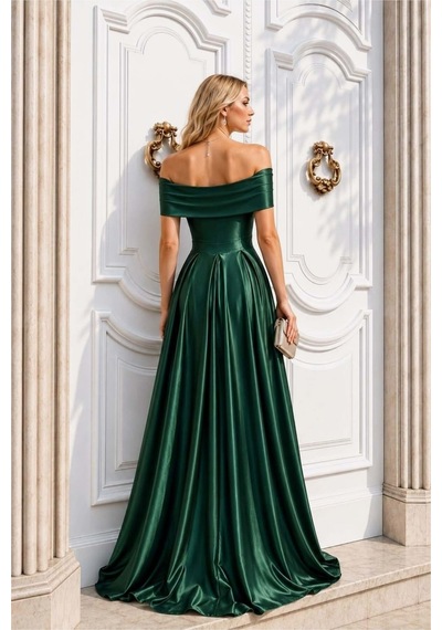 DefyModa Kadın Yeni Sezon Saten Kumaş Straplez Maxi Abiye Elbise Zümrüt DefyModa Kadın Yeni Sezon Saten Kumaş Straplez Maxi Abiye Elbise Zümrüt
