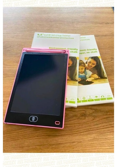 Grafik Digital Çocuk Yazı Tahtası Çizim Tableti Lcd 8.5 Inc Pembe