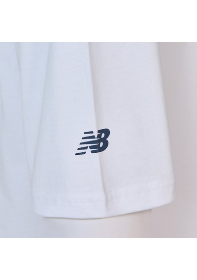 New Balance Nb Lifestyle Erkek T-shirt Mnt1602-wt Beyaz