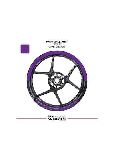 Honda Cbr 250 R Jant Şeridi Yarım Jant Kaplama & Cbr 250 R Yazı Sticker Seti 00756771