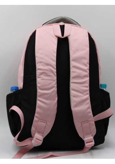 Bevitton Özel Su İtici Kumaş Unisex Pudra-siyah Okul Çantası 34400