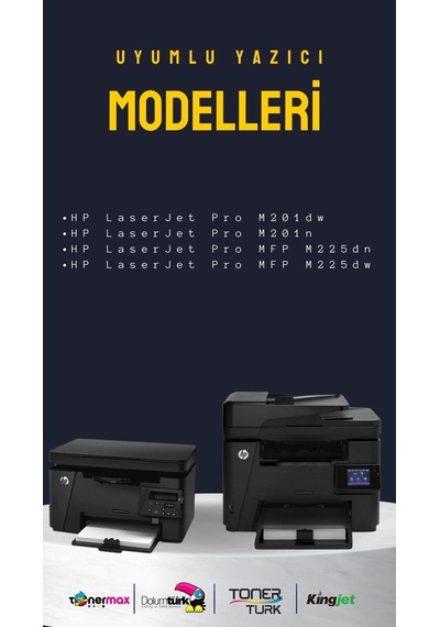 Hp Cf283x Uyumlu  Toneri 2'li Paket/ M201 / M225