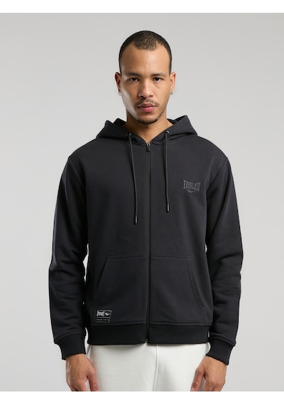 Everlast Ever Essentials Regular Antrasit Erkek Kapüşonlu Full Zip Sweatshirt Antrasit
