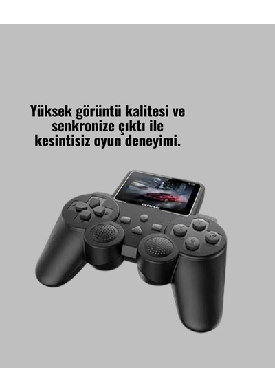 Hdmı Destekli S10 Gamepad 520 Oyunlu Tv Ye Bağlanabilir Atari 2025 Model Çok Renkli
