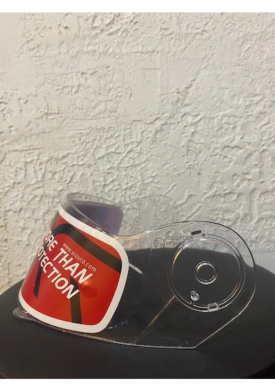 Scoyco Ff-868 Kask Camı Şeffaf-siyah