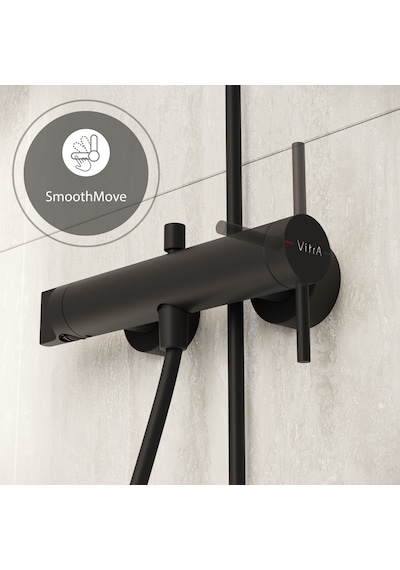 VitrA Origin A4261936WTC Banyo Bataryası Mat Siyah