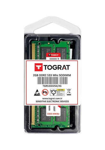 Tograt TGR533D2S4/2G 2 GB DDR2 533 Mhz CL4 Notebook Ram Bellek