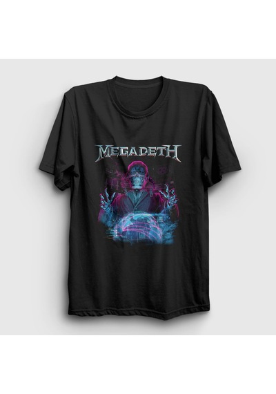 Presmono Unisex Cyber Army Megadeth T-shirt Siyah