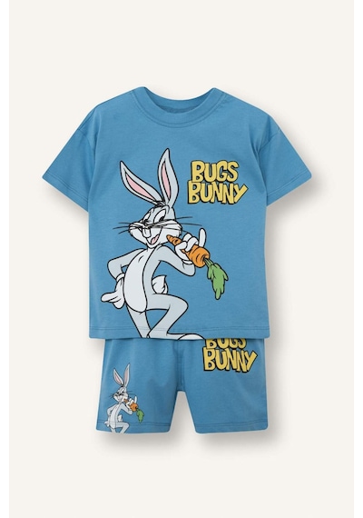 Defacto Looney Tunes 2li Takım Erkek Bebek H4128a526smbe227 Mavi-be227