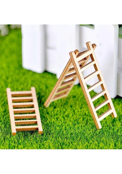 Merdiven Ahşap Figür 2x5 CM 3 Adet