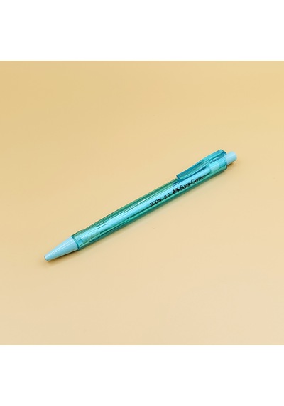 Faber-castell Econ 0.7 Mm Uçlu Kalem Şeffaf Gövdeli Otomatik Kalem Mavi