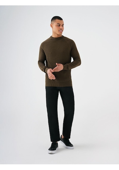 LOFT Regular Fit Erkek Kazak Lf2037260 Q1.v1 Haki