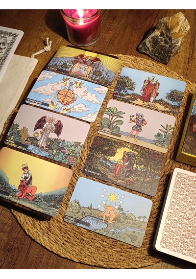 Panorama Yatay Tarot Destesi 78 Kart - Arındırma Kesesi