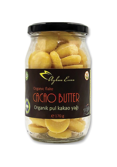 Ayhan Ercan Organik Cacao Butter Wafer Flake Pul Kakao Yağı 170 G