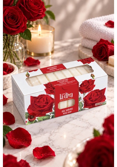 Doğal Butik Gül Sabunu 10x22,5 Gr