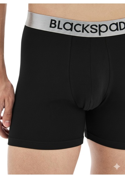 Blackspade Erkek Boxer 3'lü Paket Modern Basics 9471 Siyah